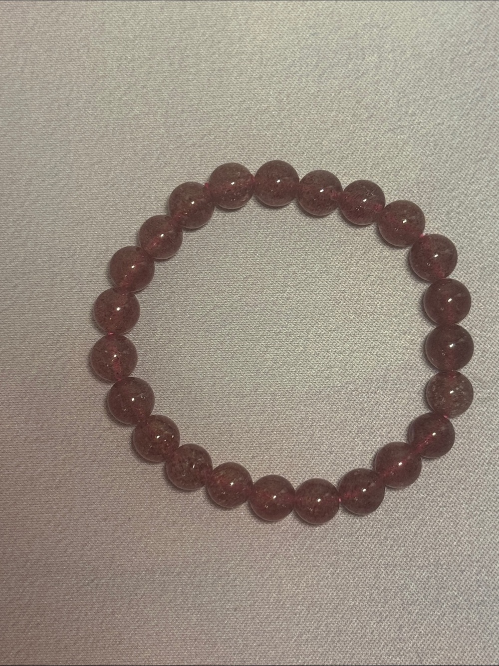 Strawberry Quartz Reiki Infused Healing Bracelet